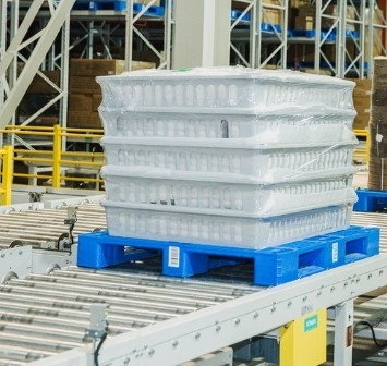 Băng tải con lăn Pallet